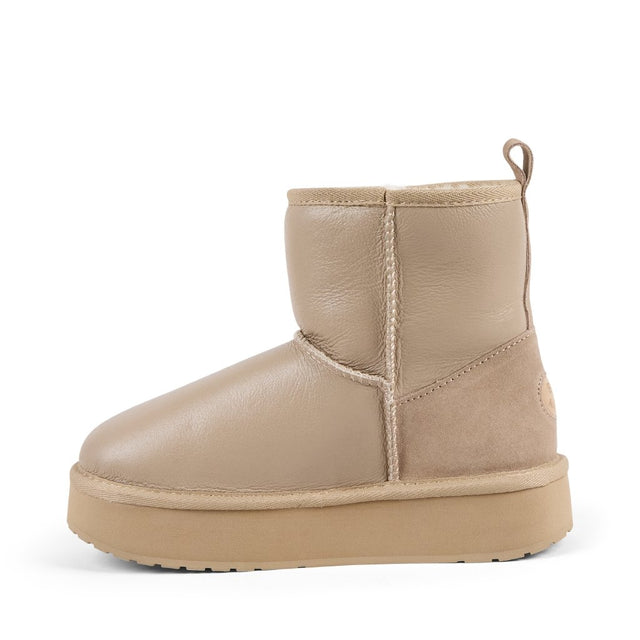 Stinger Mini Flatform Leather sand