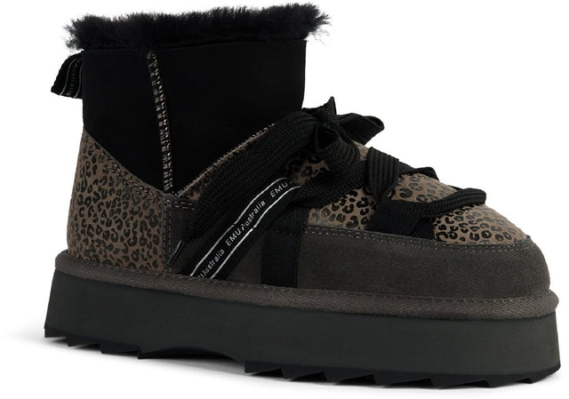Blurred Micro Patchwork Leo charcoal