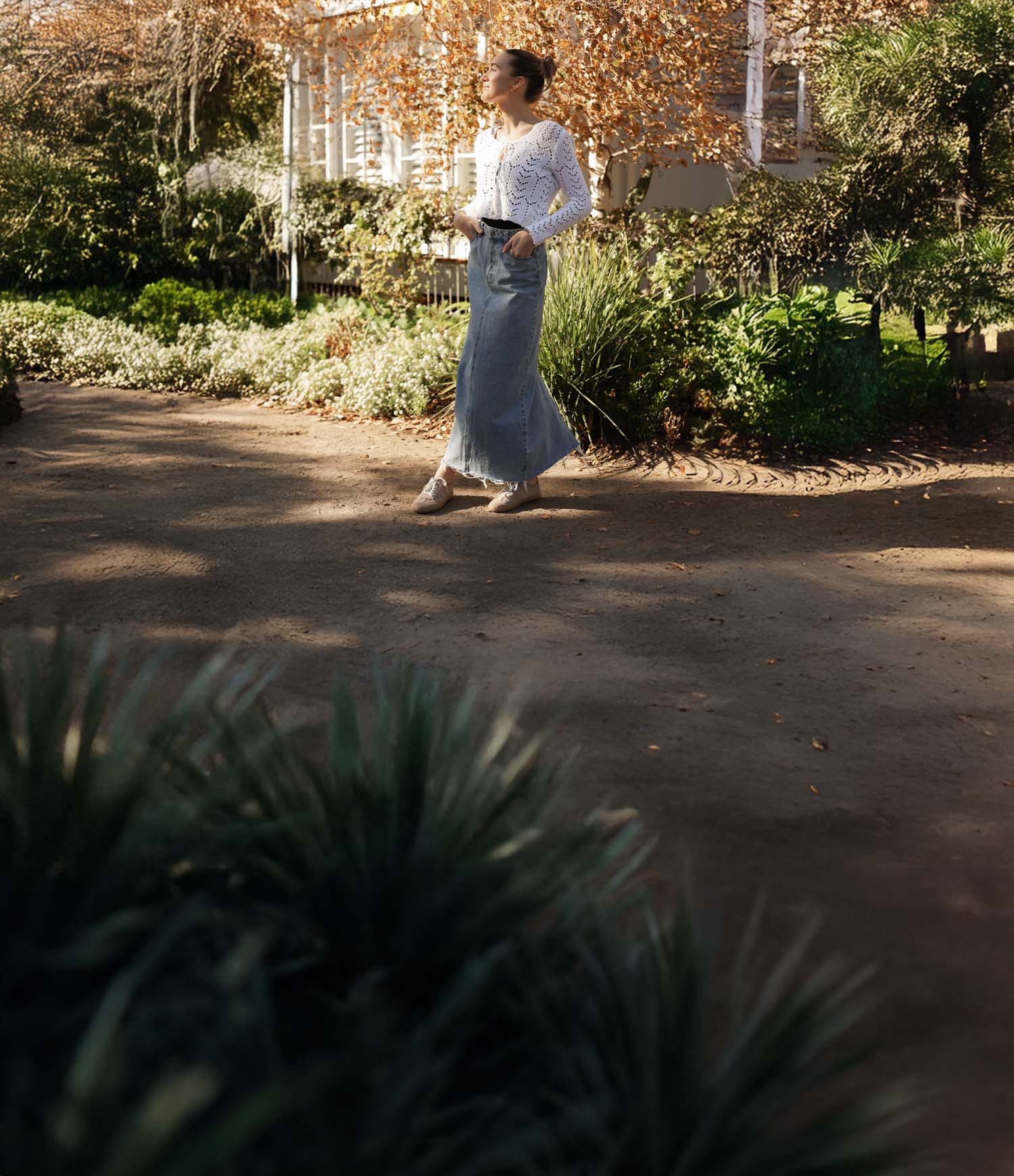 Sneakers donna EMU Jaida beige in mesh traspirante e suede, suola in gomma naturale, leggere e versatili per uso quotidiano