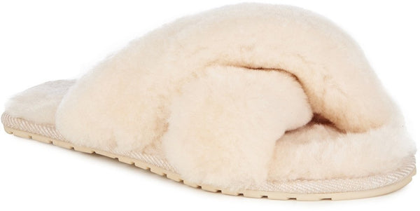Pantofole della Camera della pelle di pecora della pelle scamosciata