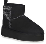 Stinger Knit Flatform black