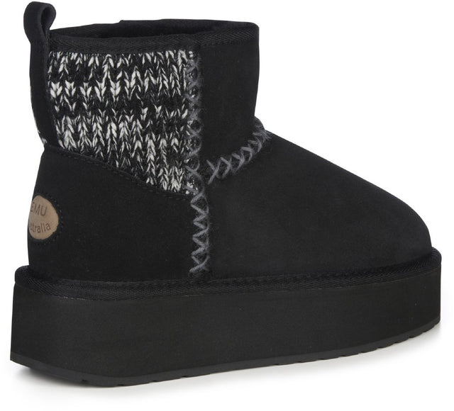 Stinger Knit Flatform black