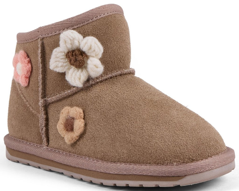 Calzature Bambino Pelle Morbida Stivaletti Bambini FEOYA - Pelle Impermeabile Antiscivolo Con Lacci 21-30 EU Scarpe Bambino Antiscivolo - 7