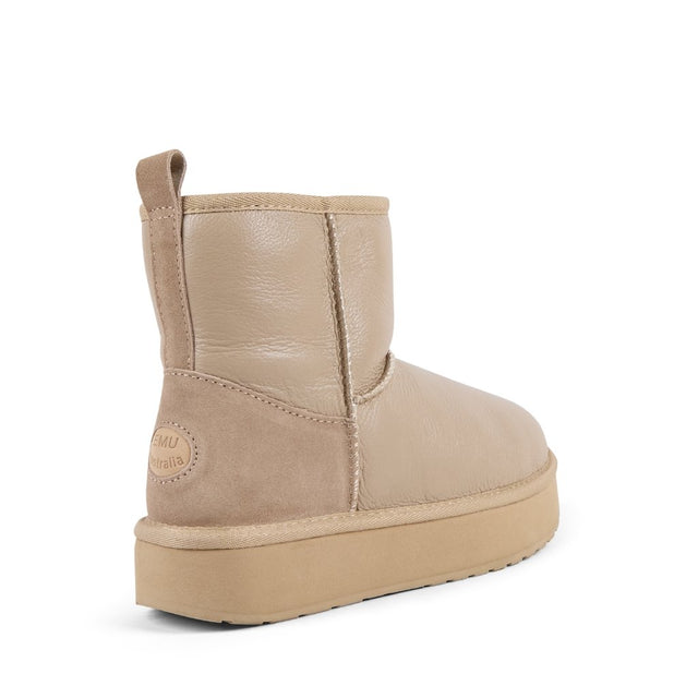 Stinger Mini Flatform Leather sand